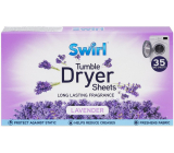 Swirl Lavender scented dryer sheets 35 pieces