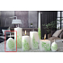 Lima Flower candle light green egg 60 x 90 mm 1 piece
