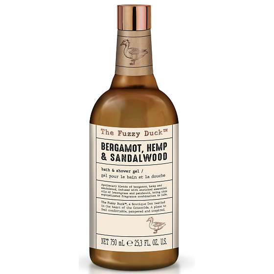 Baylis & Harding Bergamot, Hemp and Sandalwood shower gel for men 750 ml