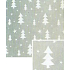 Nekupto Christmas gift wrapping paper 70 x 1000 cm Silver, white trees