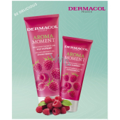 Dermacol Moment Be Delicious Malina sprchový gel 250 ml + krém na ruce 100 ml, dárková sada pro ženy