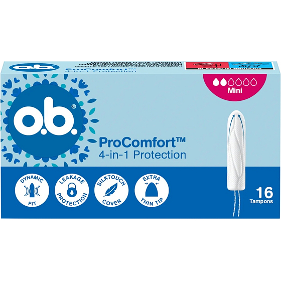 o.b. ProComfort Mini Tampons 16 pieces