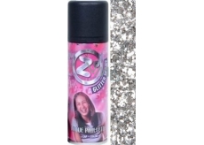 Zo Cool Glitter Spray glitry na vlasy a tělo Silver 125 ml