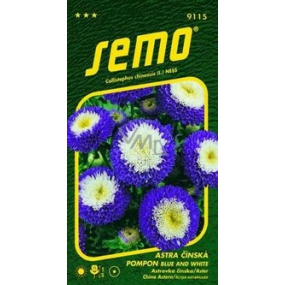 Semo Astra Chinese Pompon Blue and White 0.5 g