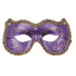 Purple ball mask with ornaments 19 cm suitable for adults