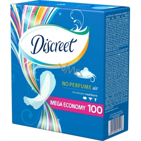 Discreet Air Multiform breathable panty liners for everyday use 100 pieces