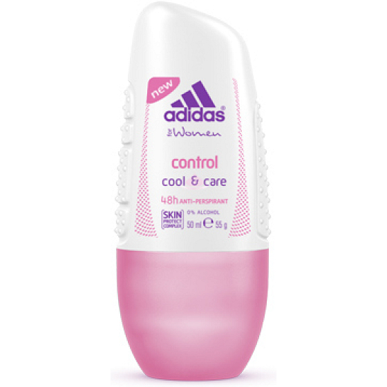 Adidas Cool & Care 48h 6in1 Control ball antiperspirant deodorant roll-on for women 50 ml