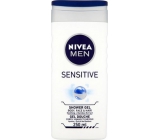 Nivea Men Sensitive shower gel for body, face and hair 250 ml