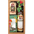 Bohemia Gifts Grandma's maceration wine (white) 0.75 l + maceration spices (rowanberry) + Christmas dark chocolate 100 g gift set