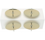 Gold candle spikes in a bag 4 cm 4 pieces