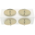 Gold candle spikes in a bag 4 cm 4 pieces