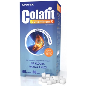 Apotex Colafit pure crystalline collagen with vitamin C food supplement 60 cubes + 60 tablets