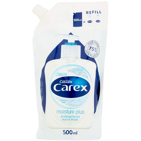 Carex Moisture Plus antibacterial liquid soap with milk proteins refill 500 ml