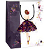 Ditipo Gift paper bag 18 x 10 x 22.7 cm white girl in a dress