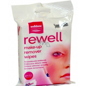 Well Done Rewell Make-up wet wipes 20 pieces