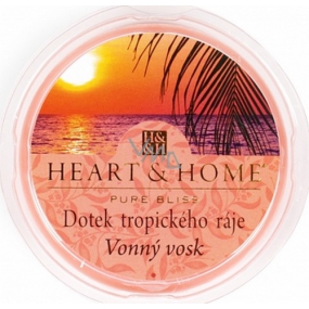 Heart & Home A touch of tropical paradise Soy natural fragrant wax 27 g