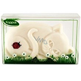 Kappus Kočička toilet soap in an attractive, transparent box of 100 g
