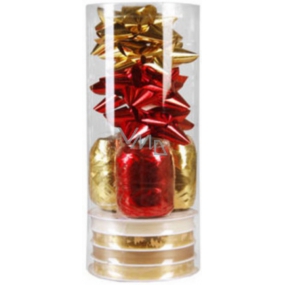 Ditipo Set for wrapping gifts red-gold 2811904