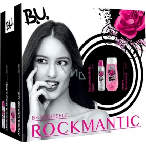 BU Rockmantic deodorant spray for women 150 ml + shower gel 250 ml, cosmetic set