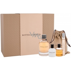 Bottega Veneta Veneta perfumed water for women 75 ml + perfumed water 10 ml + body lotion 30 ml + shower gel 30 ml + bag, gift set