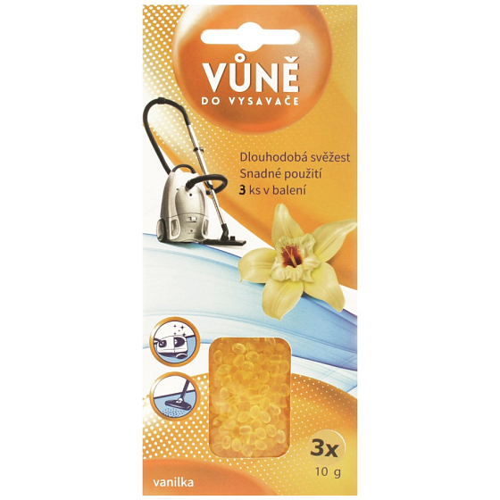 Kozák Vacuum Cleaner Fragrance Vanilla 3 x 10 g