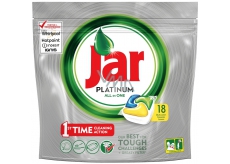 Jar Platinum All in One Lemon Dishwasher capsules 18 pieces