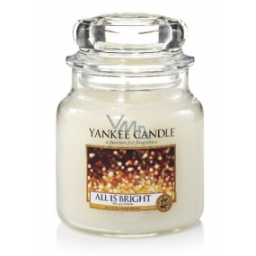 Yankee Candle All Is Bright - Everything just shines a scented candle Classic medium glass 411 g