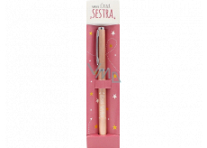 Nekupto Gift Center Ballpoint Pen Amazing Sister 14 cm