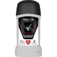 Rexona Men Active Protection + Invisible solid antiperspirant deodorant stick with 48-hour effect for men 50 ml