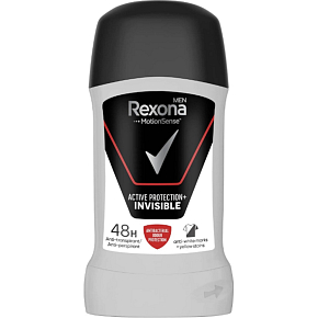 Rexona Men Active Protection + Invisible solid antiperspirant deodorant stick with 48-hour effect for men 50 ml