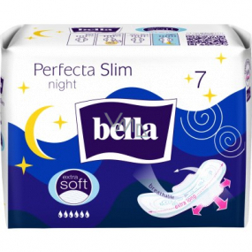 Bella Perfecta Slim Night Extra Soft ultra-thin sanitary pads with wings 7 pieces