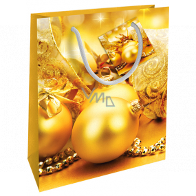 Nekupto Gift paper bag 23 x 18 x 10 cm Christmas gold flask WBM 1930 01