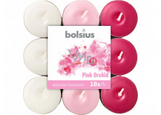 Bolsius Aromatic Pink Orchid - Pink orchid scented tealights 18 pieces, burning time 4 hours