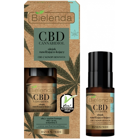 Bielenda CBD Cannabidiol moisturizing-soothing skin oil 15 ml