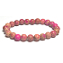 Jasper / Regalite Imperial sea sediment pink bracelet elastic mixed mineral, ball 8 mm / 16 - 17 cm