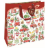 Nekupto Gift paper bag luxury 33 x 33 cm Christmas car with gifts