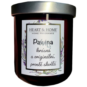 Heart & Home Sweet cherry soy scented candle with the name Pavlina 110 g