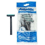 Atlantic men's disposable razor with 2 blades 5 pieces