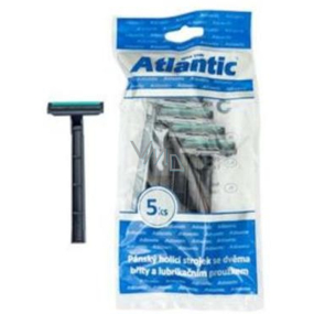 Atlantic men's disposable razor with 2 blades 5 pieces