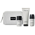 Payot Optimale Soin Hydratant Quotidien moisturizing gel cream 50 ml + Gel de Douche Intégral shower gel for body and hair 200 ml + Roll-on anti-transpirant 24H deodorant roll-on 75 ml + cosmetic bag, cosmetic set for men 2023