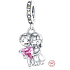 Sterling silver 925 Love - we are in love, bracelet pendant