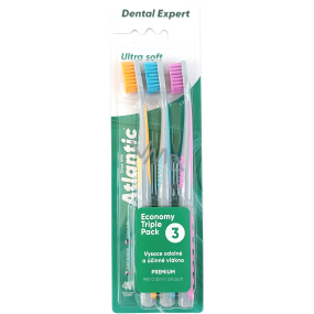 Atlantic Dental Expert Ultra Soft Ultra Soft Toothbrush 3 pieces