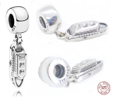 Charm Sterling silver 925 Cruise steamer - ship, travel bracelet pendant