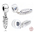 Charm Sterling silver 925 Cruise steamer - ship, travel bracelet pendant