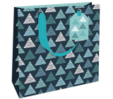 Nekupto Luxury paper gift bag 18 x 16 cm Triangles
