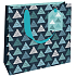 Nekupto Luxury paper gift bag 18 x 16 cm Triangles