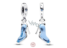 Charm Sterling silver 925 Disney Cinderella, glass slipper, movie bracelet pendant