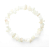 Moonstone white bracelet elastic chopped natural stone 19 cm, stone of destiny