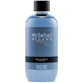 Millefiori Milano Natural Blue Posidonia - Blue Posidonia Diffuser refill for scented stems 250 ml