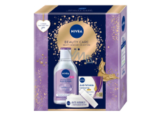 Nivea Beauty Care Antiwrinkle Cream for Contour Improvement 65+ 50 ml + Nivea Sensitive Soothing Micellar Water 400 ml, Cosmetic Set for Women